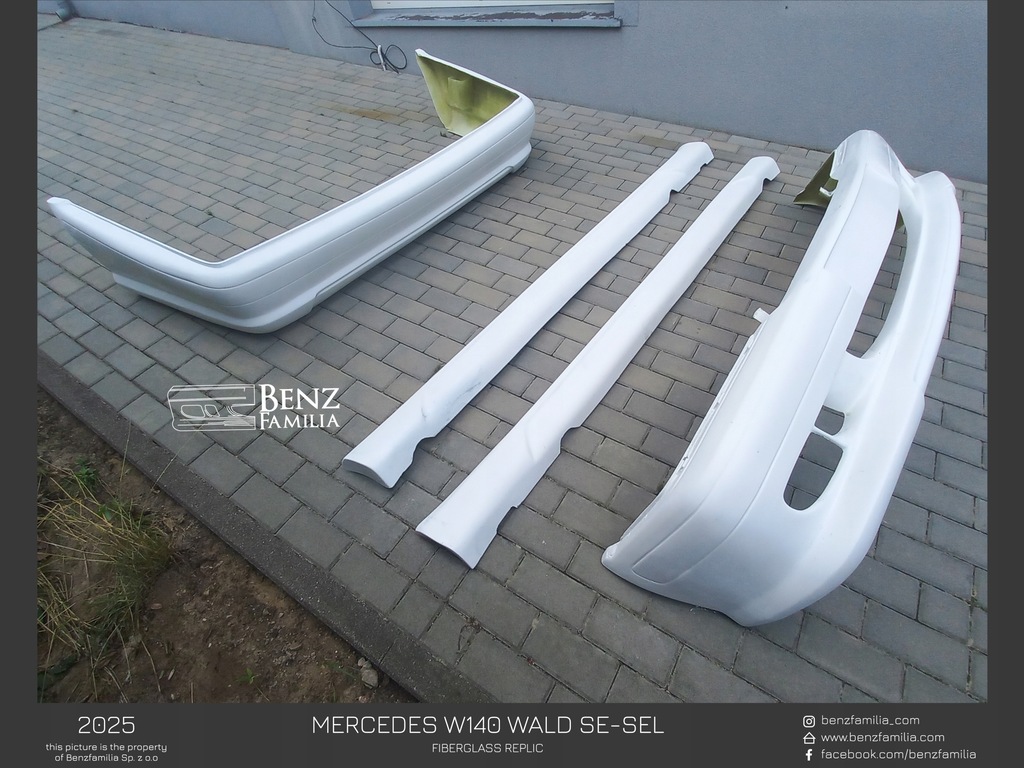 фото №12, Mercedes w140 wald pakiet/bodykit replika se/sel