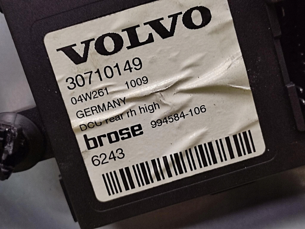 фото №9, Volvo s40 ii подъемник стекло правый задняя