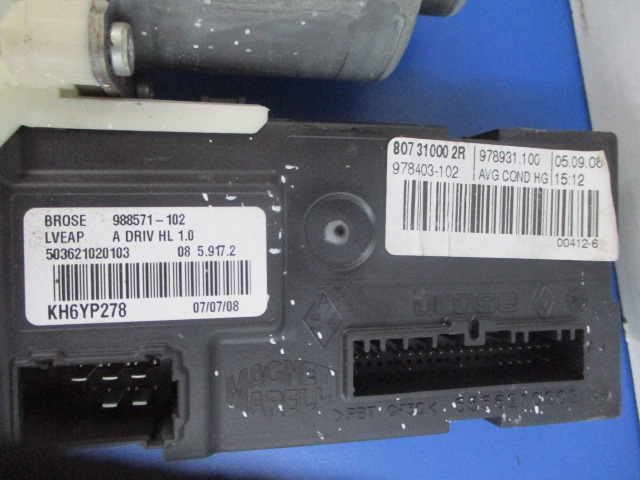 фото №6, Laguna iii подъемник стекло перед левый+ моторчик