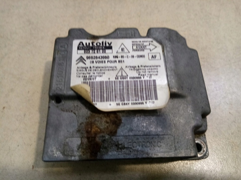 фото №1, Модуль подушка безпеки citroen c4 i