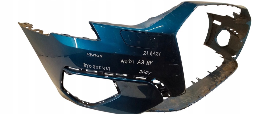 фото №7, 8y0807437 audi a3 8y 2020- бампер передний перед ксенон