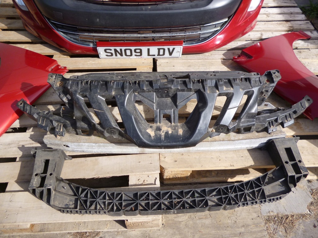 фото №9, Peugeot 308 i gt sport перед kompletny бампер капот kpl червоний