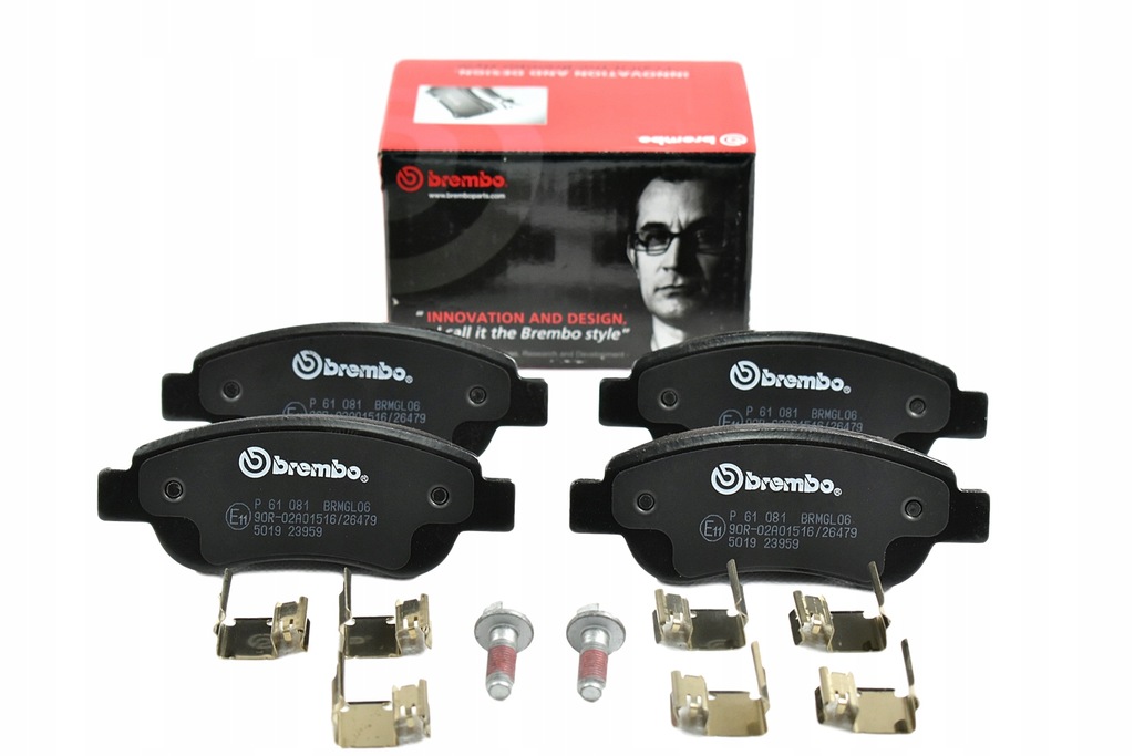 фото №1, Brembo гальмівні колодки гальмівні перед toyota aygo