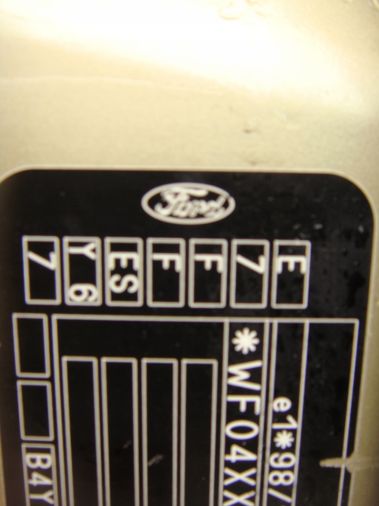 фото №5, Кришка багажника задня ford mondeo mk3 sedan золота лак y6 !!