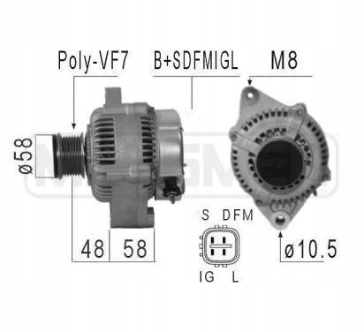 фото №1, Era генератор -messmer toyota