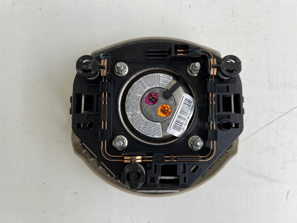 фото №12, Панель приладів консоль подушка безпеки ремені натягувачі fiat 500 przed lift сіра