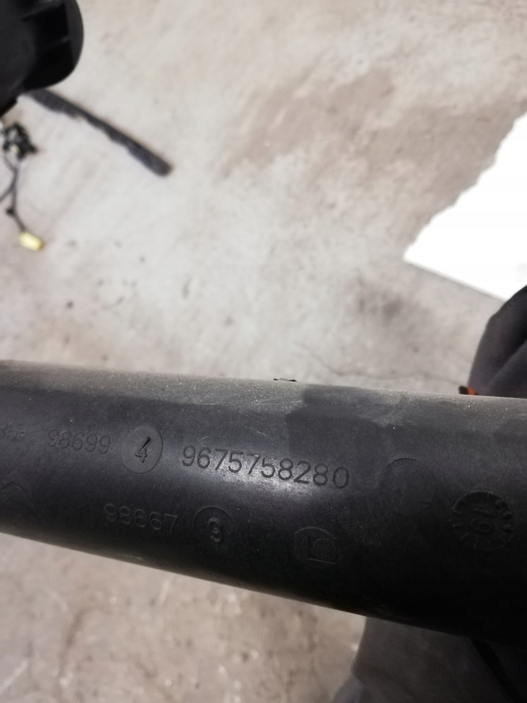 фото №3, Peugeot 508 ii труба шланг воздуха 9675758280