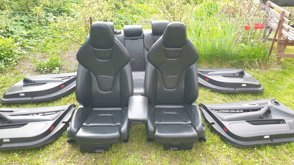 фото №1, Сиденья обшивки комплект кожа audi a6 s6 c6 kombi