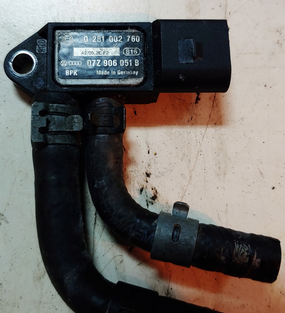 фото №1, Датчик тиску вихлопних газів vw audi tdi dpf