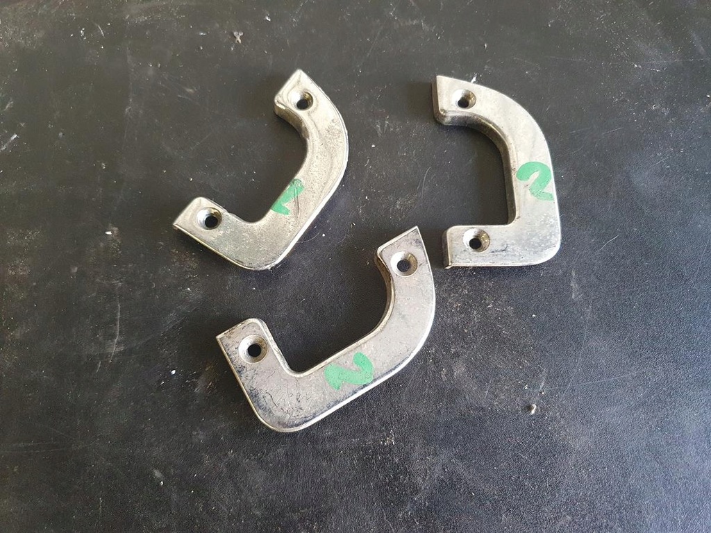 фото №8, Mercedes w114 w115 захист замка двері хром