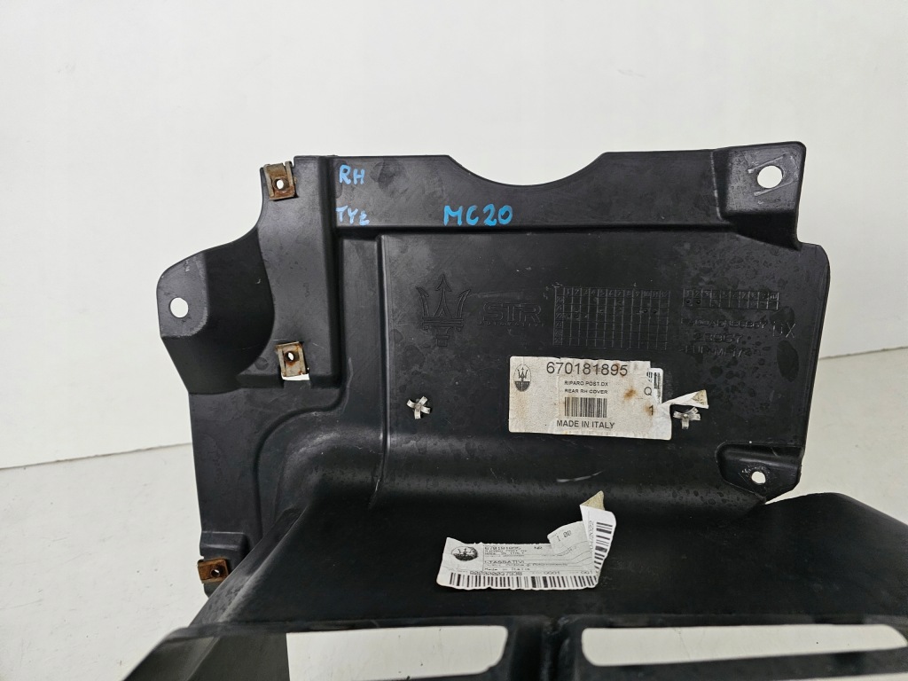 Купить Подкрылок правое задние правый задний  maserati mc20 670181897 670181895