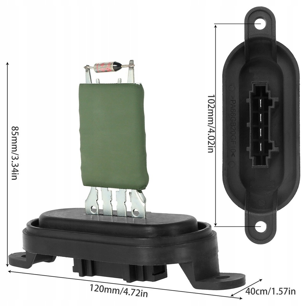 фото №8, Двигатель вентилятор отопителя резистор вентилятора кондиционер регулировка скорости akcesorium