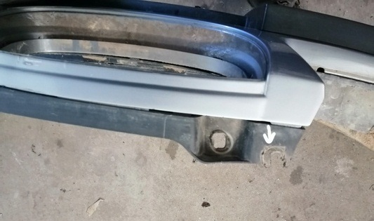 фото №6, Bmw x3 e83 бампер перед передній silbergrau