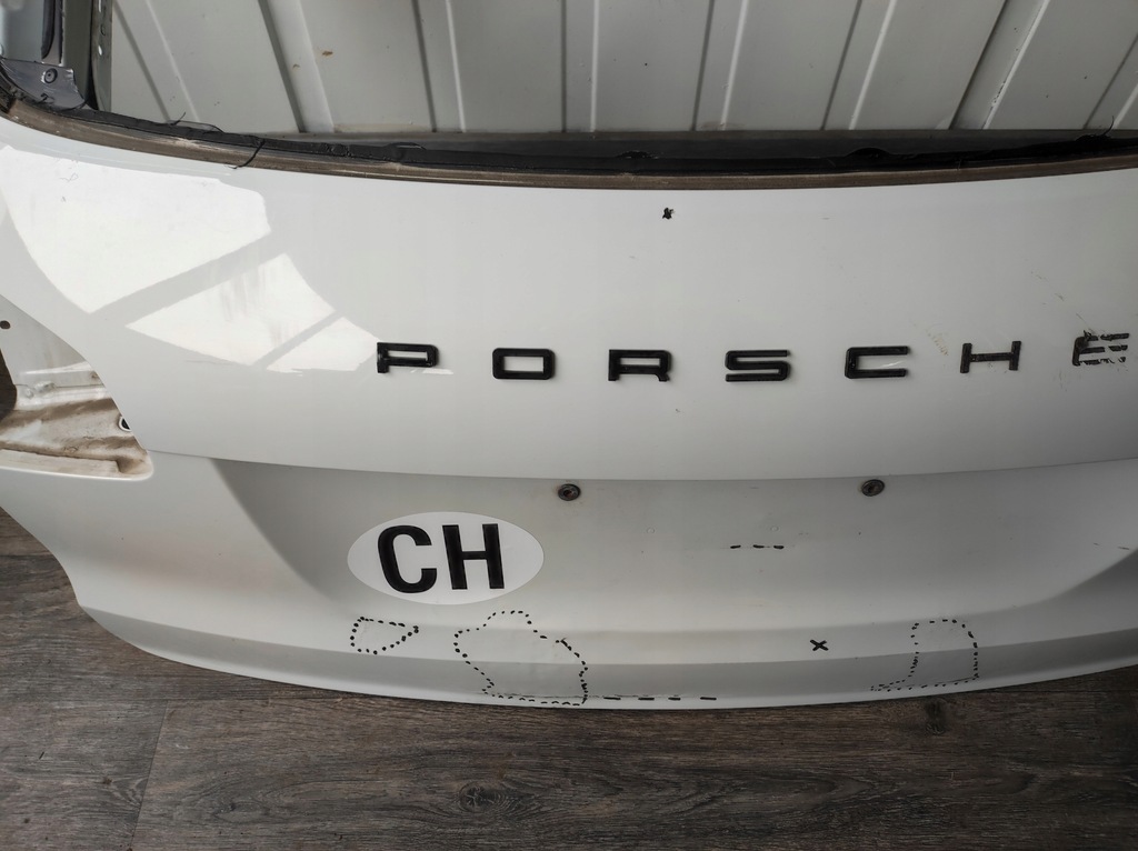 фото №13, Крышка багажника задняя porsche cayenne 7p lift 2014-2017