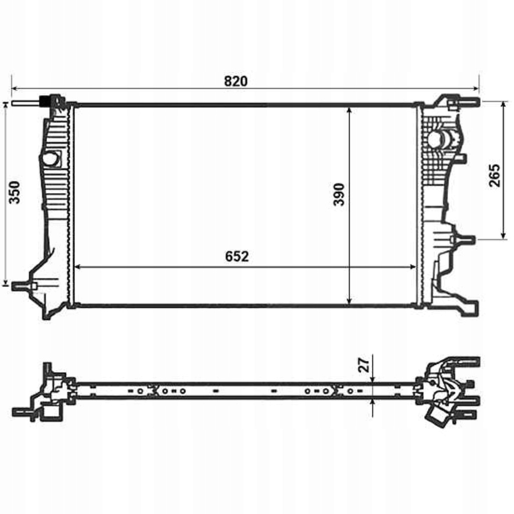 фото №1, Радиатор wody renault fluence megane iii 08-15