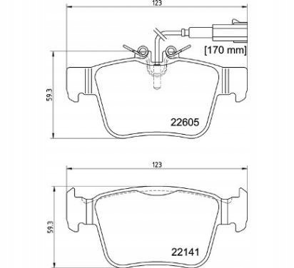 фото №16, Brembo p 23 180 набір гальмівних колодок гальмівних, гальма дискові