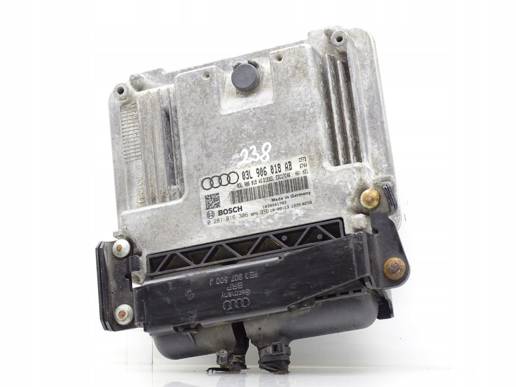 фото №1, Блок керування двигуна audi a3 8p 2.0 tdi 03l906018ab