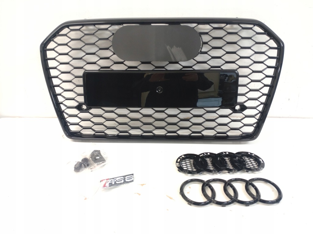 фото №6, Rs6 s6 новый решётка радиатора решётка радиатора радиатора audi a6 c7 lift 2014-18 s-line pdc