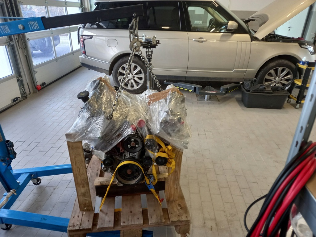 фото №7, Двигун 4.4 448dt range rover l405 + монтаж