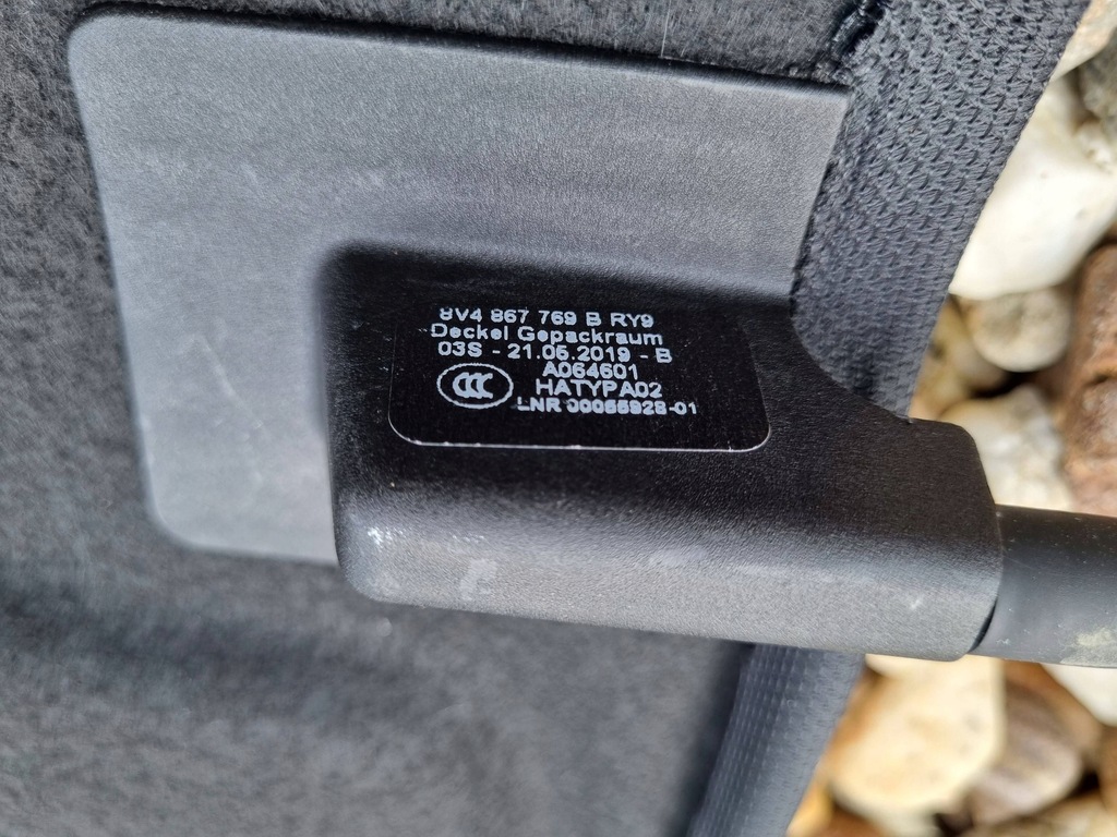 фото №8, Audi a3 8v sportback полиця багажника задня задня 8v4867769b 5d 19 r