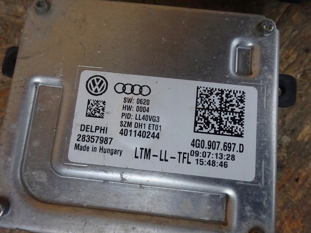 фото №8, Audi q3 8u a4 b8 8k a5 8t перетворювач лампи модуль led 4g0907697d