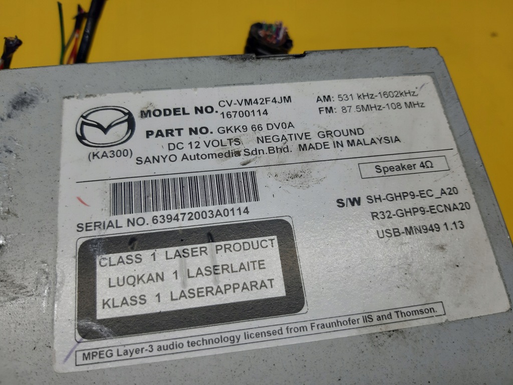 фото №4, Mazda 6 gj навігація радіо заводський