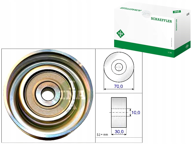 фото №1, Ролик направляющая ремень fiat fullback mitsubishi as