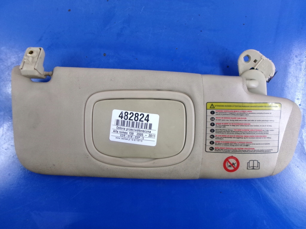 Купить Alfa romeo 159 05-11 защита солнцезащитная правая