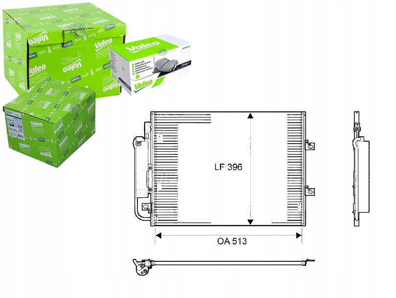 фото №1, Valeo 814061 конденсатор, кондиціонер