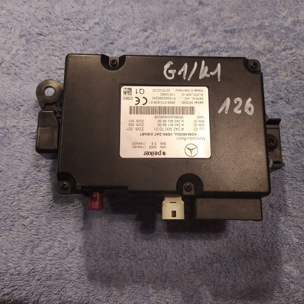 фото №1, Модуль telematic mercedes sl r231 a2429007001