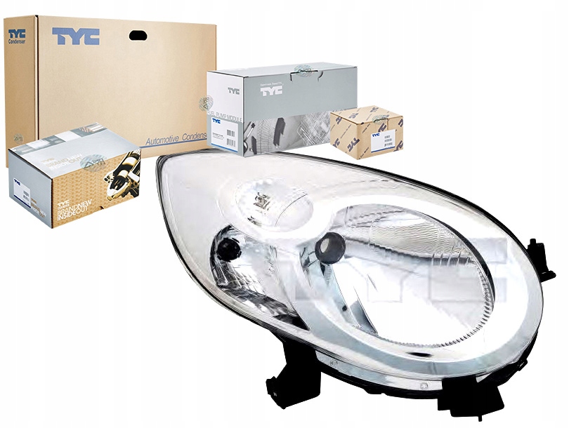 фото №1, Tyc фара h4 электрический citroen c1