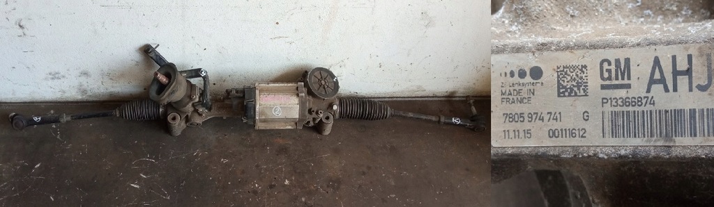 фото №1, Трансмісія рейка рульова opel insignia 7805974741