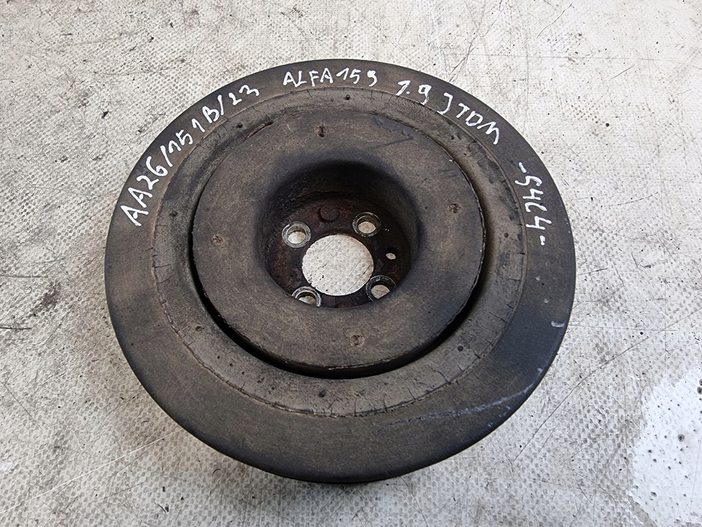 фото №1, Шкив alfa romeo 159 1.9 jtdm 150km