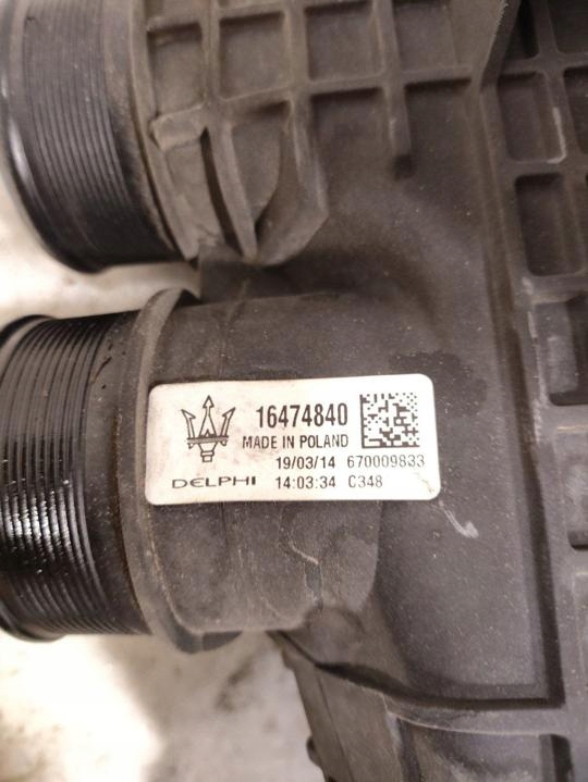 Радиатор maserati quattroporte vi 2014 16474840 с Разборки