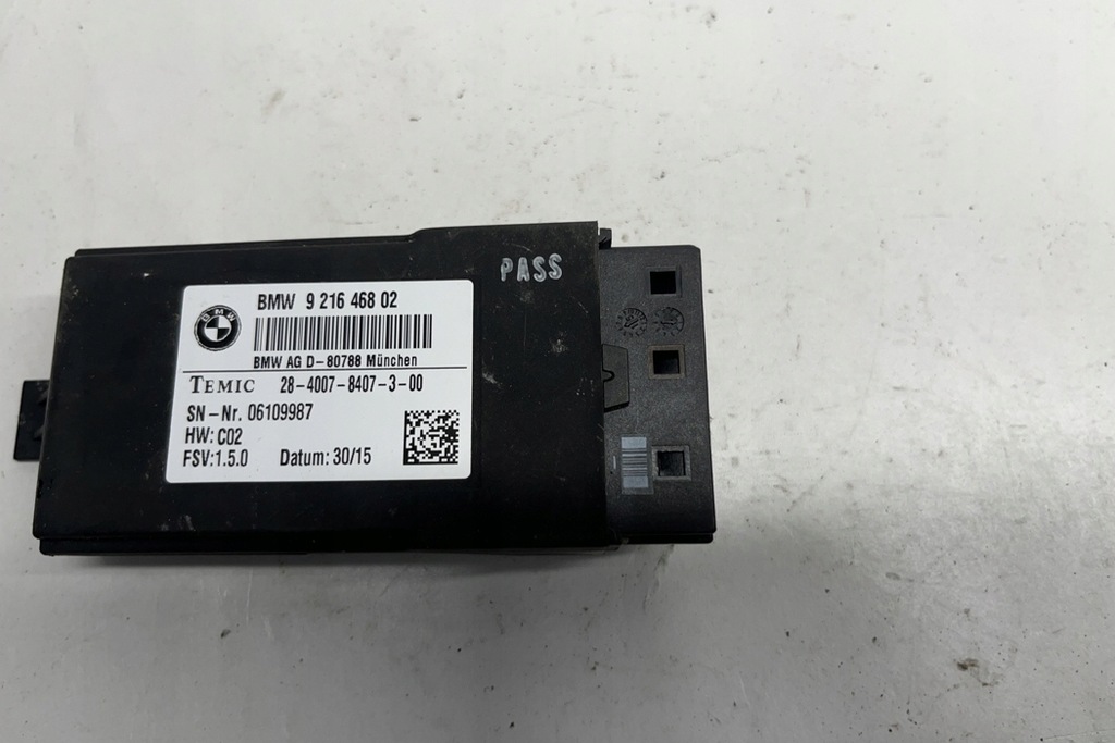 фото №9, Модуль przedniedo lewego сиденье bmw 2 gran tourer f46 9216468 1.5l дизель