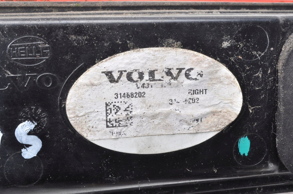 фото №9, Volvo s60 iii лампа права задня правий задня w кришка sedan 31468202