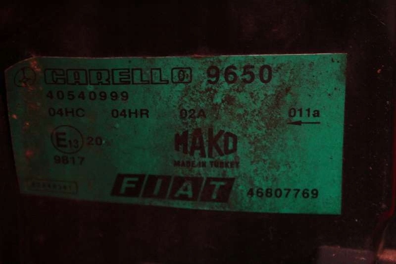 фото №9, Фара правый лампа перед eu 46807769 fiat doblo 1 i 01-05