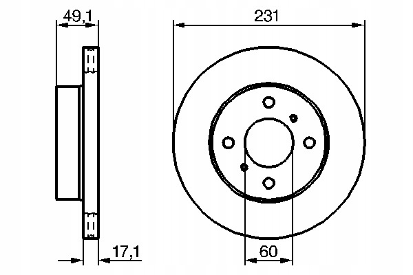 фото №1, Гальмівні диски гальмівні 2szt. перед suzuki alto vi wagon r + 1.0 1.1 1.2