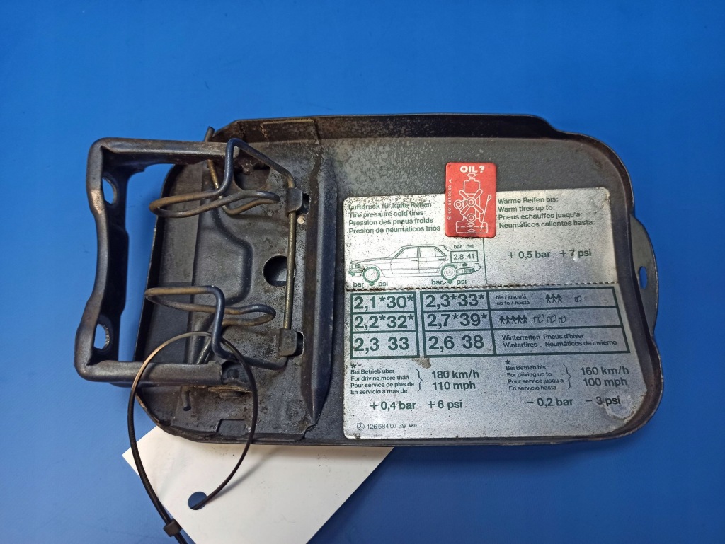 Крышка заливной топлива mercedes-benz 380 560sec c126 1265840739 Цена