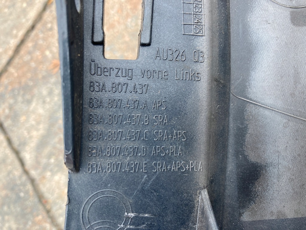 фото №13, Audi q3 83a бампер перед левый bok orgi.