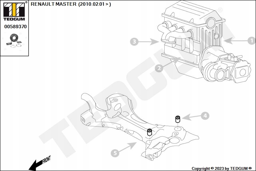 фото №13, Tedgum 00589370 опора вала приводного