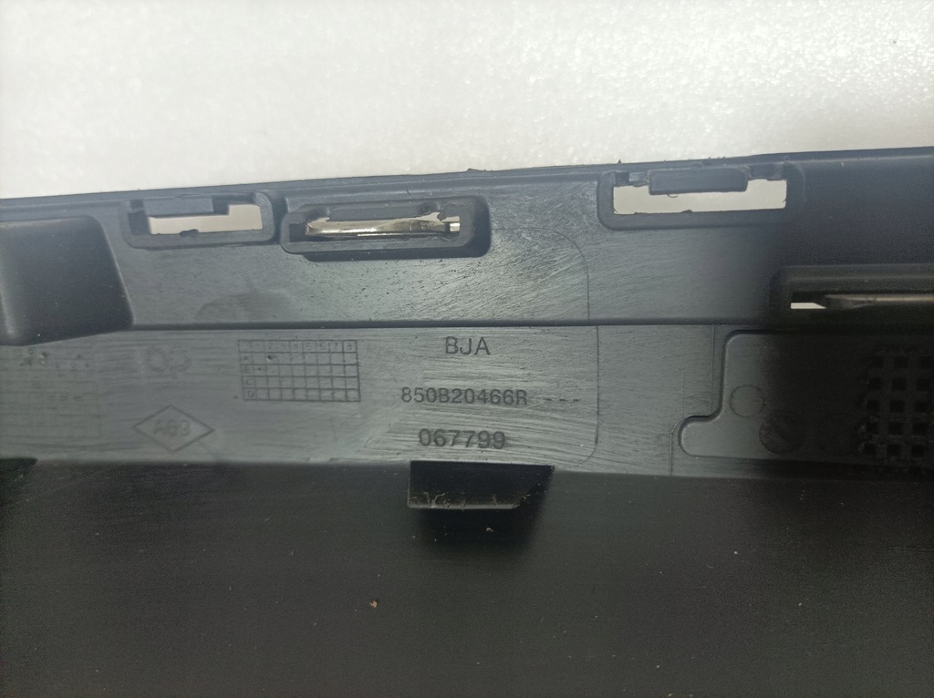 фото №11, Renault clio v спойлер накладка бампера задня 850b20466r