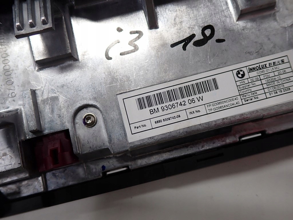 фото №8, Навігація navi радіо дисплей bmw i3 lift 18r