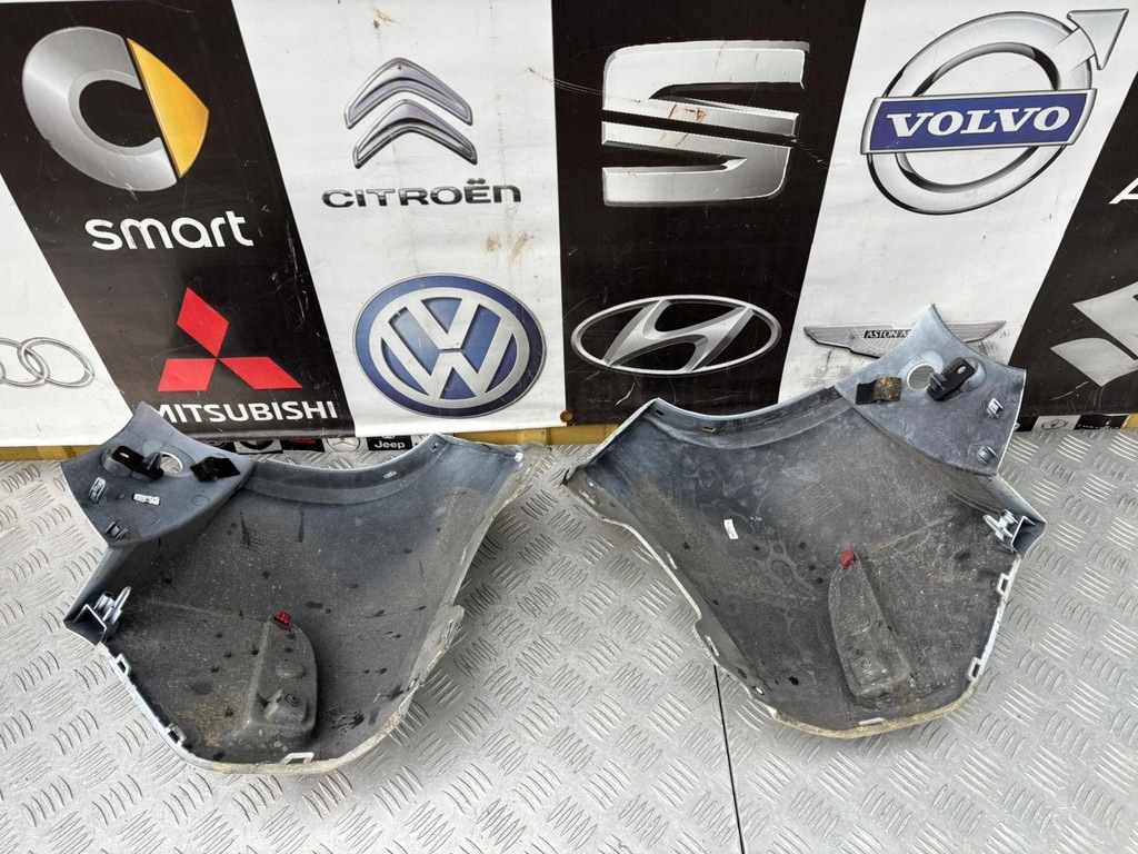 фото №6, Dacia spring кутик бампера задня лівий білий 2023r.