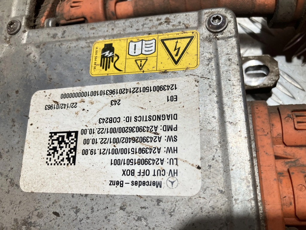 фото №6, Інвертор перетворювач напруги mercedes eqb x243 300 4matic