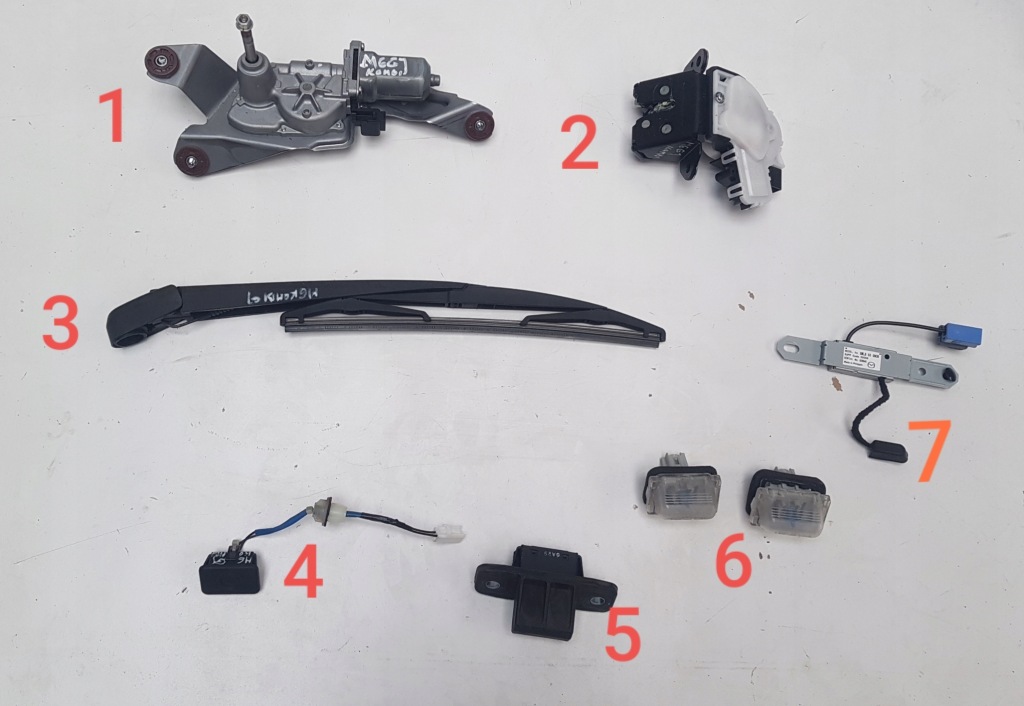 фото №1, Підсилювач антена важіль двірники кришки mazda 6 gj