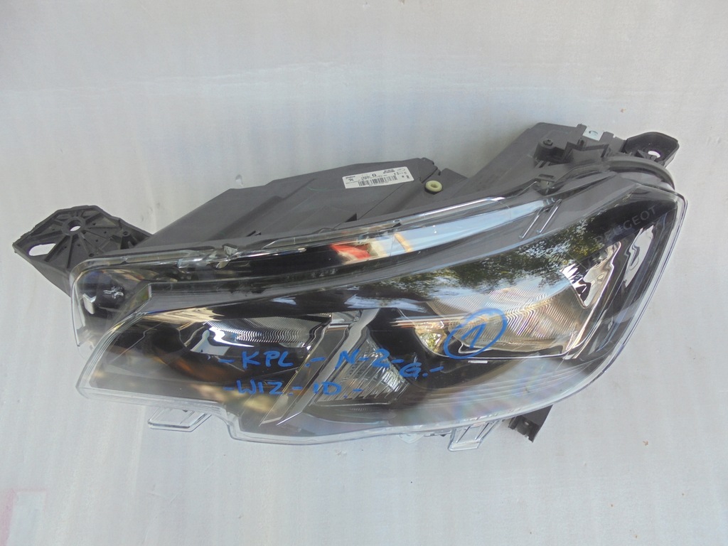 фото №9, Лампа фара правый левый peugeot partner rifter 9816826880 9816826980 eu