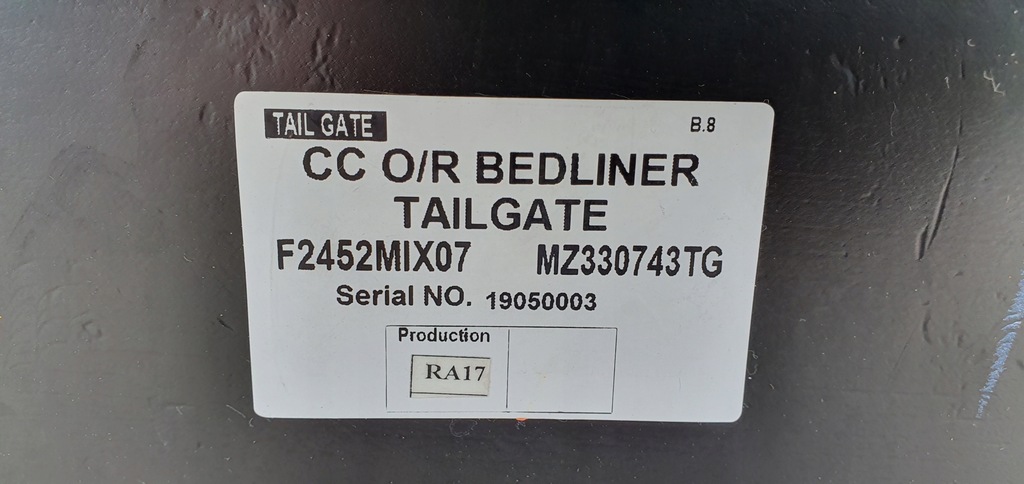 фото №12, Поддон вкладыш лоток защита багажник mitsubishi l200