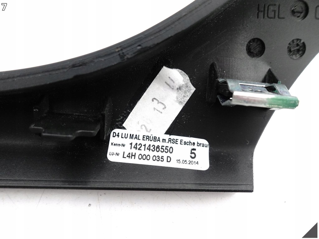 фото №8, Audi a8 s8 4h0 d4 09-17 lift молдинг dekor підлокітник задня ліва 4h0886743