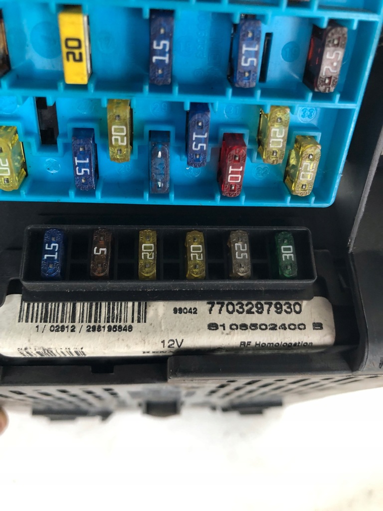 фото №5, Блок керування набір стартовий renault megane i 1.4 16v 7700114850 s110030018